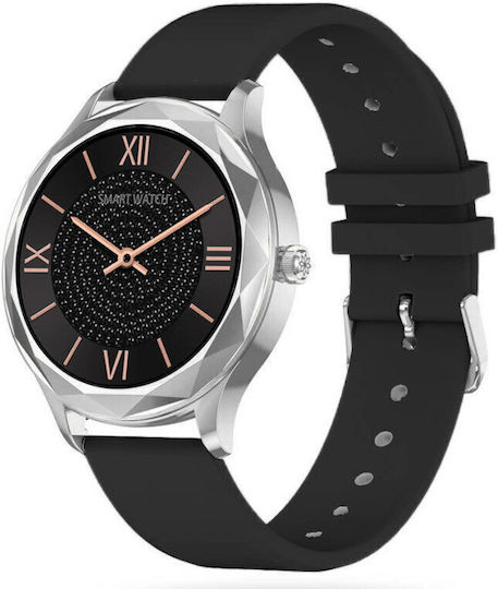 Pacific 27-7 50mm Smartwatch with Heart Rate Monitor (Silver)