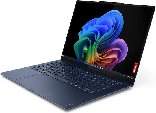 Lenovo Yoga Slim 7 14Q8X9 14.5" OLED Touchscreen (Snapdragon-X Elite X1E-78-100/16GB/512GB SSD/W11 Home) Cosmic Blue (International English Keyboard) view 3