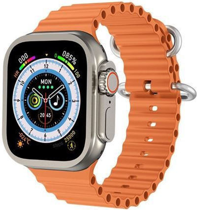 Bluetooth Smartwatch 2.01" AMOLED Display Waterproof IP67 Android iOS 7 Straps view 1