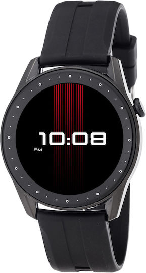 3Guys 3GW4651 45mm Smartwatch with Heart Rate Monitor (Black)