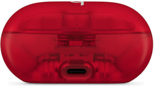 Beats Solo Buds Bluetooth Handsfree Earphones with Charging Case Transparent Red view 4