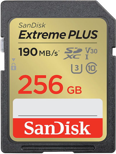 Sandisk Extreme SDXC 256GB Class 10 U3 V30 UHS-I