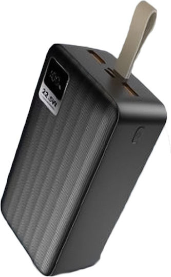 KLGO KP-93 Power Bank 40000mAh 22.5W with 2 USB-A Ports and USB-C Port Power Delivery Black