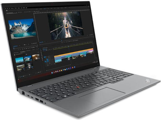 Lenovo ThinkPad T16 Gen 2 16" IPS FHD+ (i7-1355U/16GB/512GB SSD/W11 Pro) Storm Grey (US Keyboard) view 2