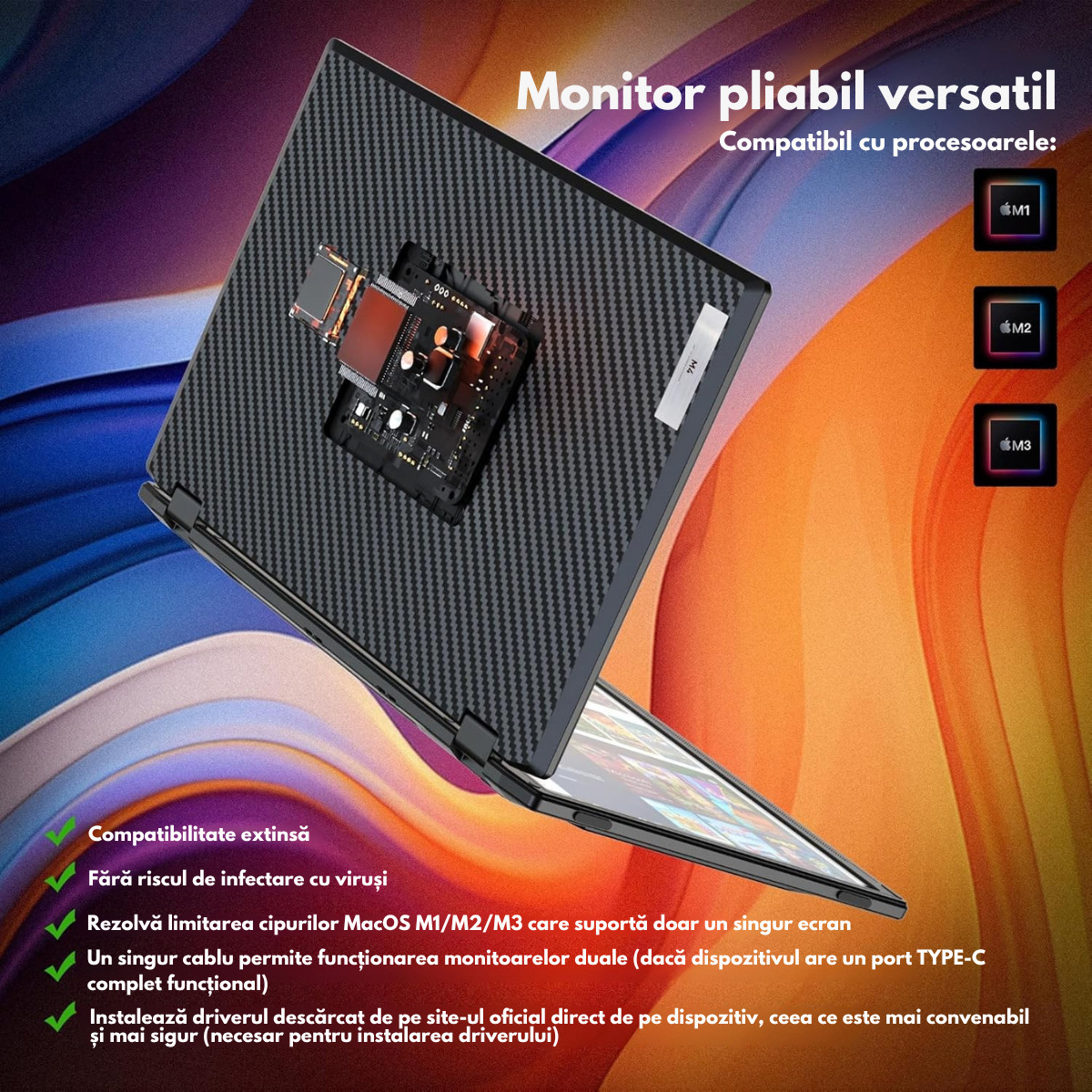 Qova Arzopa Z1 FC Dual IPS Portable Monitor 15.6" FHD 1920x1080 view 7