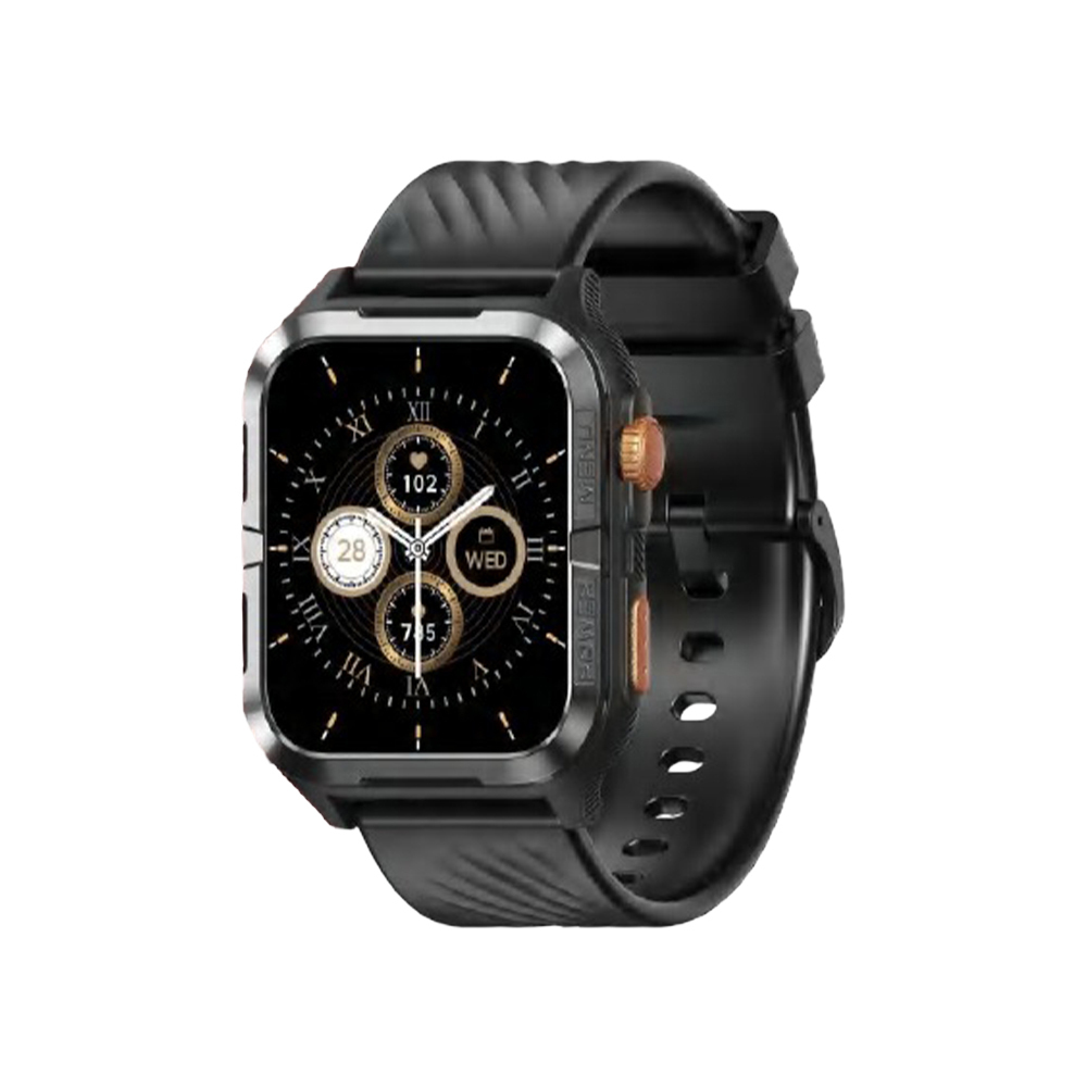 BlackView W10 Pro 46mm Smartwatch with Heart Rate Monitor Black