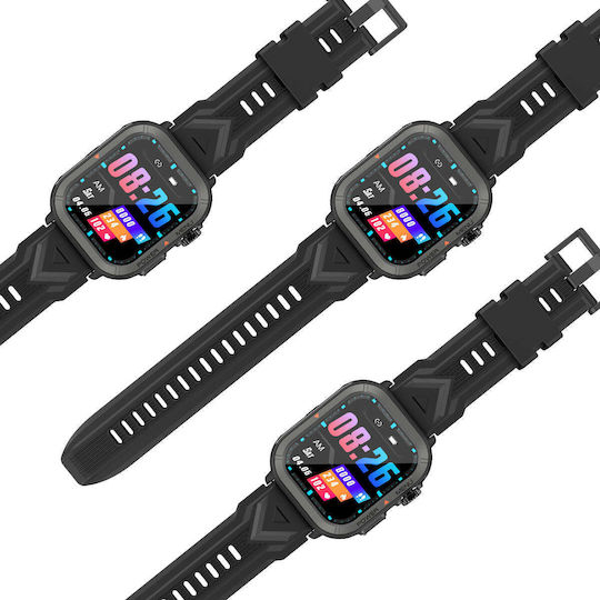 BlackView W30 Waterproof Smartwatch with Heart Rate Monitor (Black) view 5