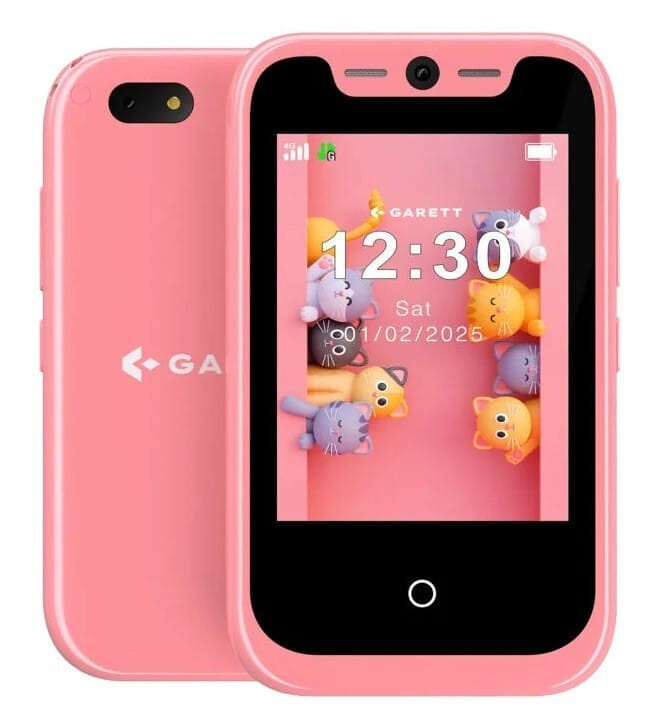 Garett OneKid Phone Single SIM (16GB) Mobile Pink view 1