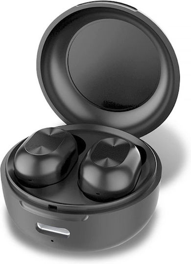 Fontastic Macaro In-ear Bluetooth Handsfree Earphones with Charging Case Black view 1