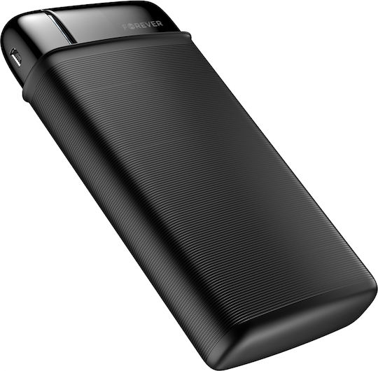 Forever TB-100L Power Bank 20000mAh with 2 USB-A Ports Black vue 5