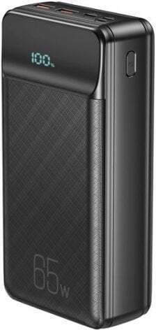 XO PR201 Power Bank 30000mAh 65W With 2 USB-A Output Ports And USB-C Output Port Power Delivery Quick Charge 2.0 Quick Charge 3.0 Black view 2