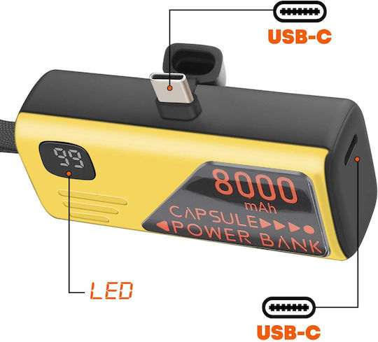 LinQ Power Bank 8000mAh Black view 2