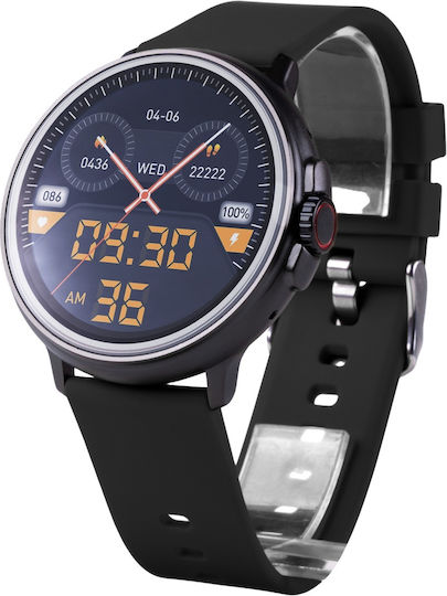 Vivax Life PRO2 Aluminium Smartwatch with Heart Rate Monitor (Black) view 5