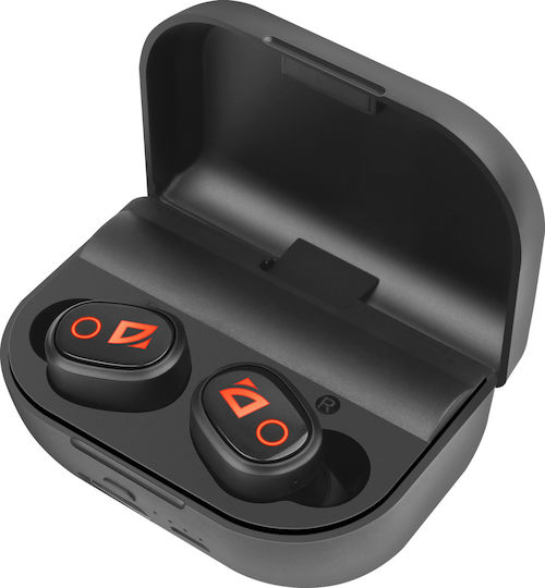 Defender Twins 639 In-ear Bluetooth Handsfree Earphones with Charging Case Black