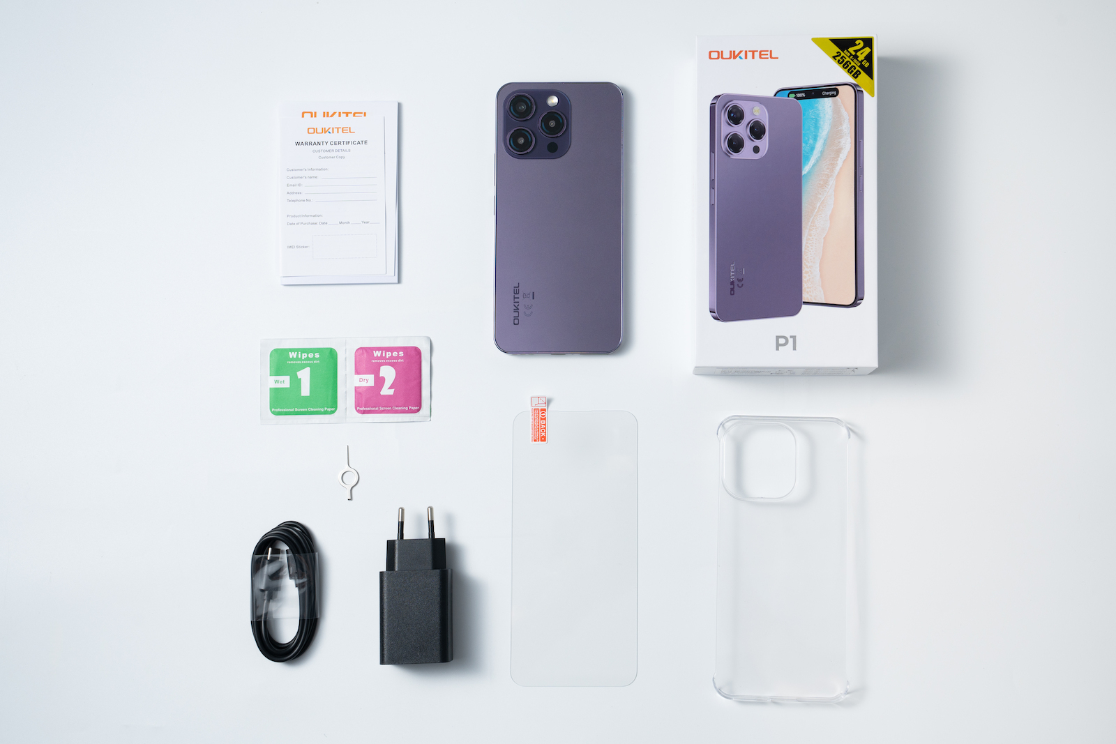 Oukitel P1 Dual SIM (8/256GB) Purple – widok 6