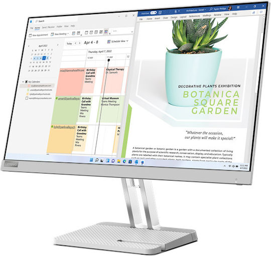 Lenovo L24e-40 VA Monitor 23.8" FHD 1920x1080 with Response Time 6ms GTG view 4