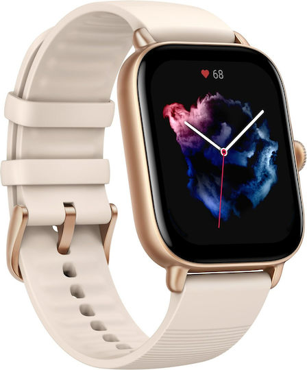 Amazfit GTS 3 Aluminium 43mm Waterproof Smartwatch with Heart Rate Monitor (Ivory White) view 4
