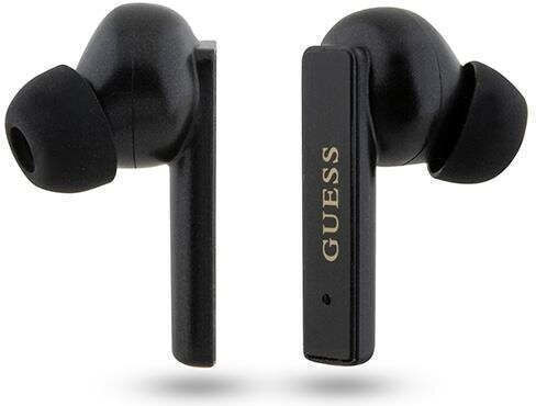 Guess Printed Logo In-ear Bluetooth Handsfree Earphones with Charging Case Black view 7