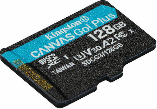 Kingston Canvas Go! Plus microSDXC 128GB U3 V30 UHS-I 170MB/s with Adapter view 4