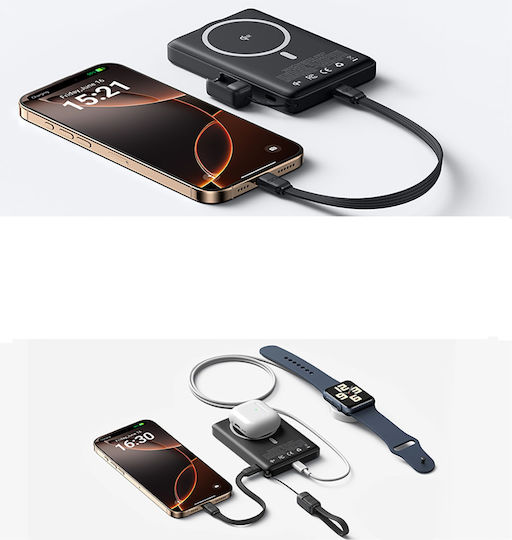 Iniu MagSafe Power Bank 10000mAh 45W with 2 USB-C Ports Black vue 4