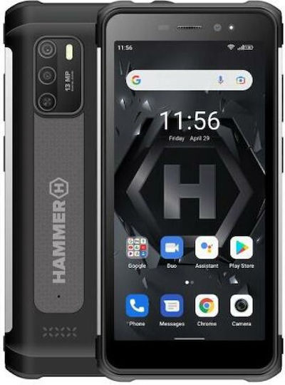 Hammer Iron 4 Dual SIM (4GB/32GB) Resistant Smartphone Black / Silver view 2