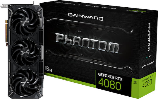 Gainward GeForce RTX 4080 16GB GDDR6X Phantom Graphics Card view 1