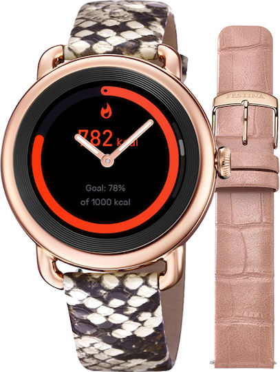 Festina Smartime Hybrid Stainless Steel 42mm Smartwatch with Heart Rate Monitor (Gold) view 2