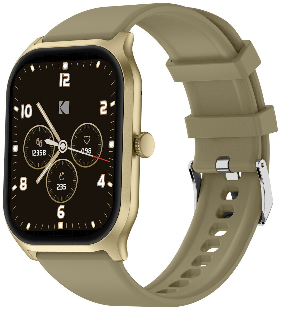 Kodak SW-7224 Smartwatch with SIM and Heart Rate Monitor Gold view 1