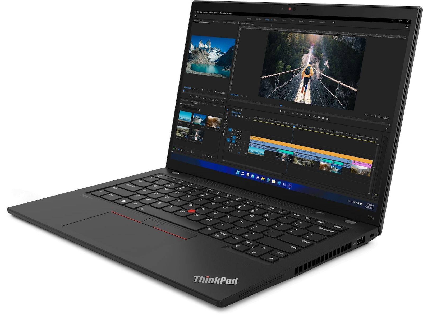 Lenovo ThinkPad T14 Gen 4 (AMD) 14" IPS FHD+ Touchscreen (Ryzen 5 Pro-7540U/16GB/256GB SSD/W11 Pro) Thunder Black (US Keyboard) view 4