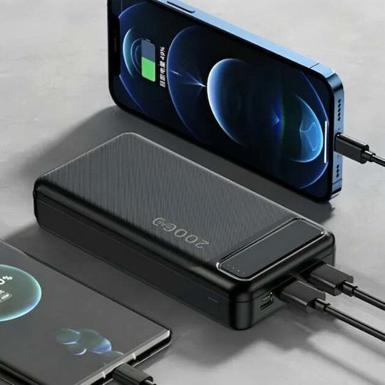 KLGO KP-21 Power Bank 20000mAh with 2 USB-A Ports Black view 2