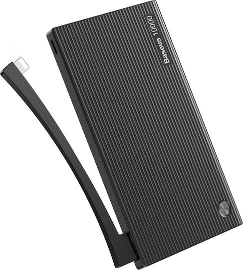 Baseus Esazi Power Bank 10000mAh with 2 USB-A Ports Black