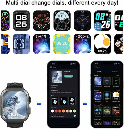 BlackView W30 Waterproof Smartwatch with Heart Rate Monitor (Beige) vue 5