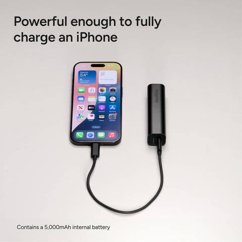 Mophie Mini Power Bank 5000mAh with USB-C Port Black view 6