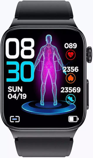 Watchmark Cardio One Smartwatch with Heart Rate Monitor (Black)