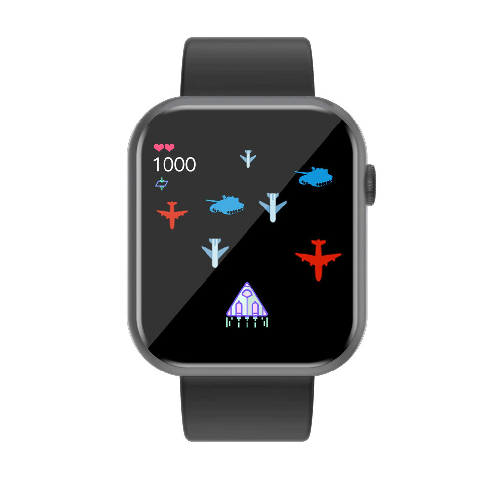 RFIT Aluminium Smartwatch with Heart Rate Monitor (Black) view 2