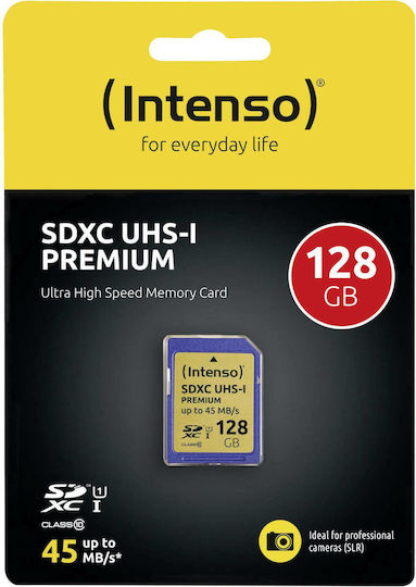 Intenso Premium SDXC 128GB Class 10 U1 UHS-I vista 2