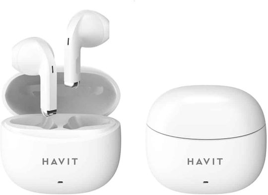 Havit TW941 In-ear Bluetooth Handsfree Earphones with Charging Case White view 6