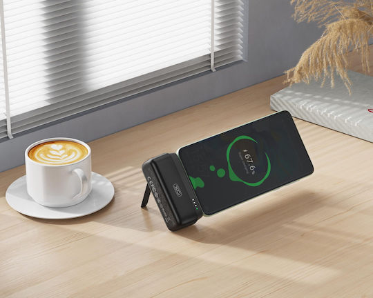 XO PR244 USB-C Power Bank 5000mAh 20W with USB-C Port Quick Charge 2.0 / Quick Charge 3.0 Black vue 3