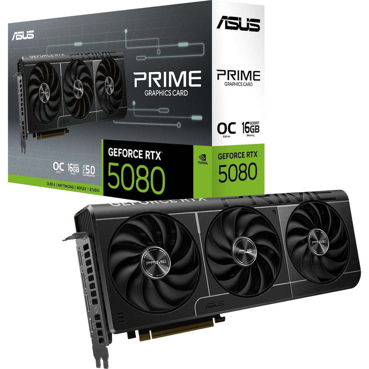 Asus GeForce RTX 5080 16GB GDDR7 PRIME OC EVO Graphics Card 90YV0LX4-M0NA00