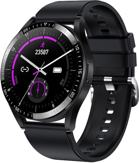 Denver SWC-372 Smartwatch with Heart Rate Monitor (Black) view 1