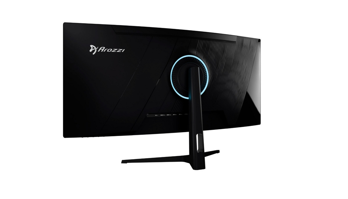 Arozzi Nova 34T2K165 Ultrawide VA HDR Curved Gaming Monitor 34" QHD 3440x1440 165Hz vue 2