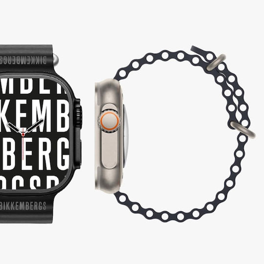 Bikkembergs BK11-1 Big Aluminium Smartwatch with Heart Rate Monitor (Black) vue 4