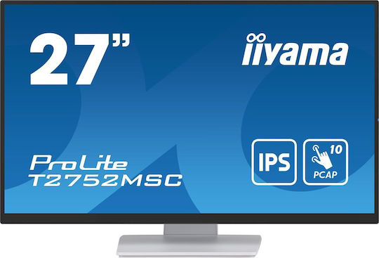 Iiyama Prolite T2752MSC-W1 IPS Touch Monitor 27" FHD 1920x1080 with Response Time 5ms GTG view 2