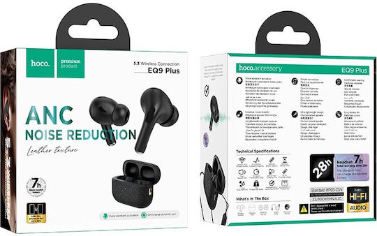 Hoco EQ9 Plus Duke In-ear Bluetooth Handsfree Earphones with Charging Case Black view 3