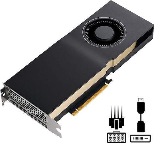 PNY Quadro RTX A5000 24GB GDDR6 Graphics Card view 2
