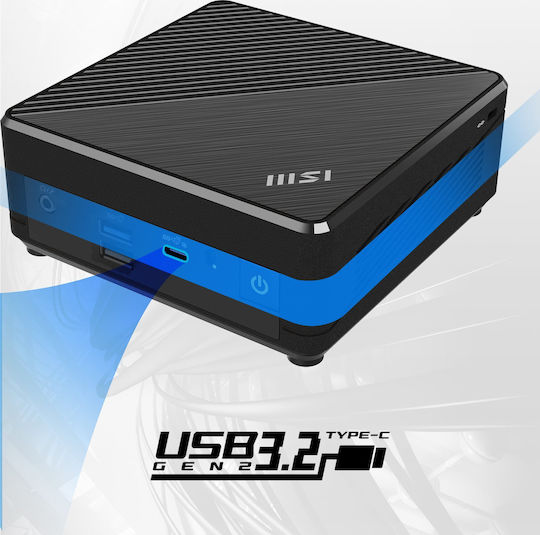 MSI Cubi N ADL-006DE Mini PC (Celeron N200/4GB DDR4/128GB SSD + 128GB /W11 Pro) view 4