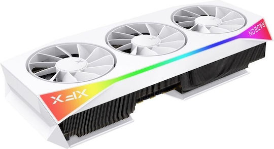 XFX Radeon RX 9070 XT 16GB GDDR6 Mercury OC White Gaming Edition Graphics Card vue 3