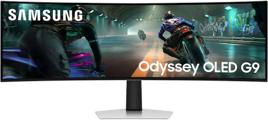 Samsung Odyssey G9 G91SD Ultrawide OLED HDR Curved Monitor 49" 5120x1440 144Hz with Response Time 0.03ms GTG view 1