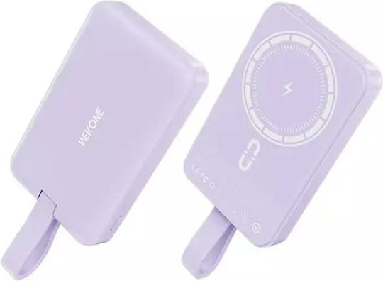 WK WP-47 MagSafe Power Bank 10000mAh 20W Purple