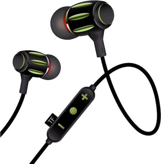 MG-G21 In-ear Bluetooth Handsfree Earphones Green Black view 1